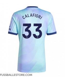 Günstige Arsenal Riccardo Calafiori #33 3rd trikot 2024-25 Kurzarm